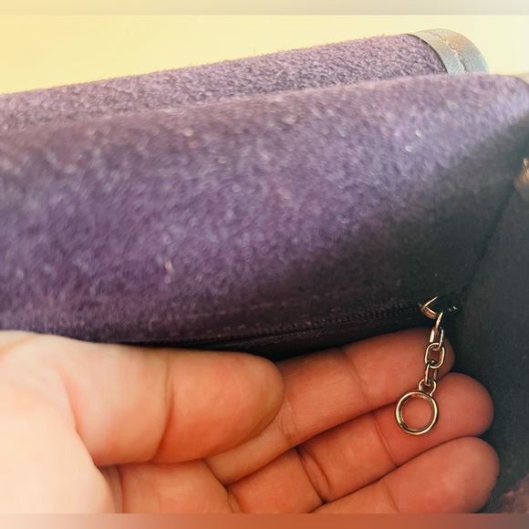 Vintage Coach Willis Bag purple aubergine eggplant 9927 - Picture 11 of 14